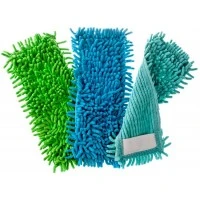 Запаска для швабры из микрофибры Лапша на резинках, 32х9 см