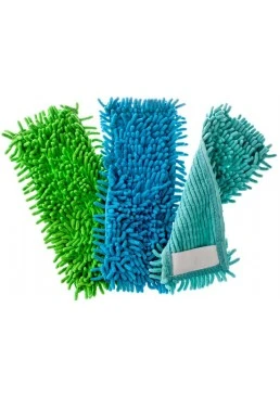 Запаска для швабри з мікрофібри Лапша на резинках, 32х9 см