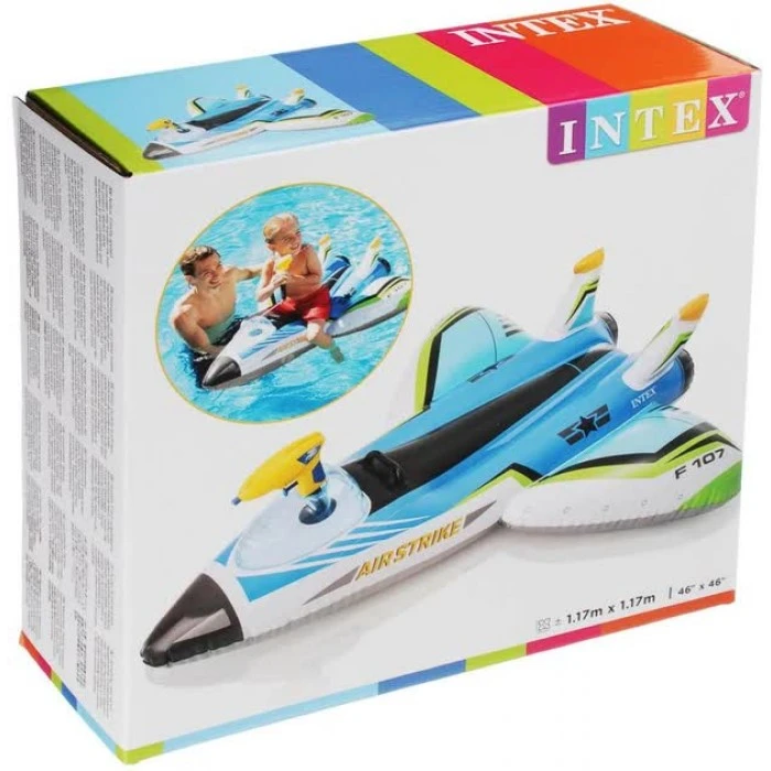 Надувной плот Intex 57536 Самолет, 117х117 см (цвет в ассортименте) - 