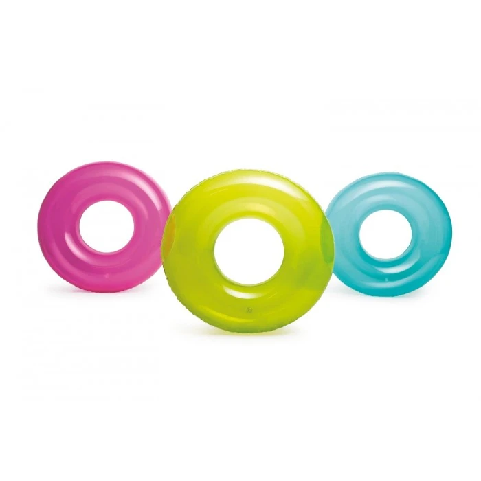 Круг надувной Intex 59260 NP однотонный, диаметр 76см, от 8 лет - 