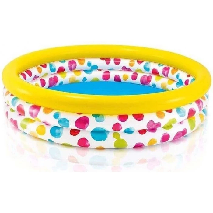 Дитячий надувний басейн Intex Геометрія 168х38см, 581л - 