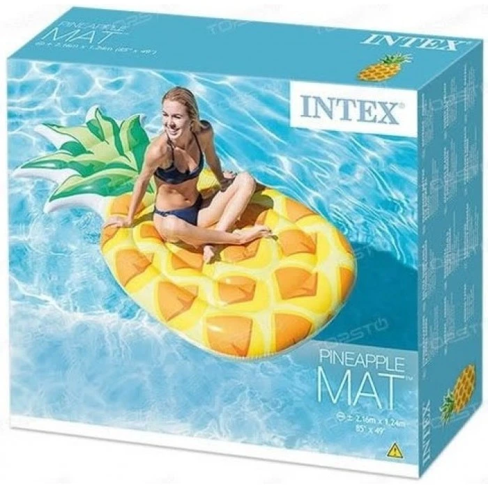 Надувной матрас-плотик Intex Ананас, 216х124 см - 