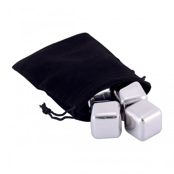 Камни для виски Kamille из нержавеющей стали, 6 шт - 