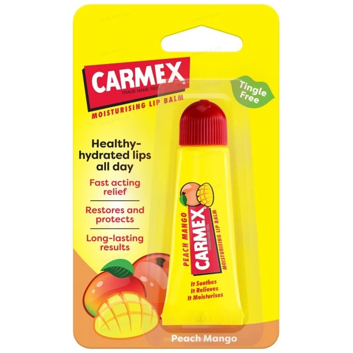Бальзам для губ Carmex Персик и Манго, 10 г - 