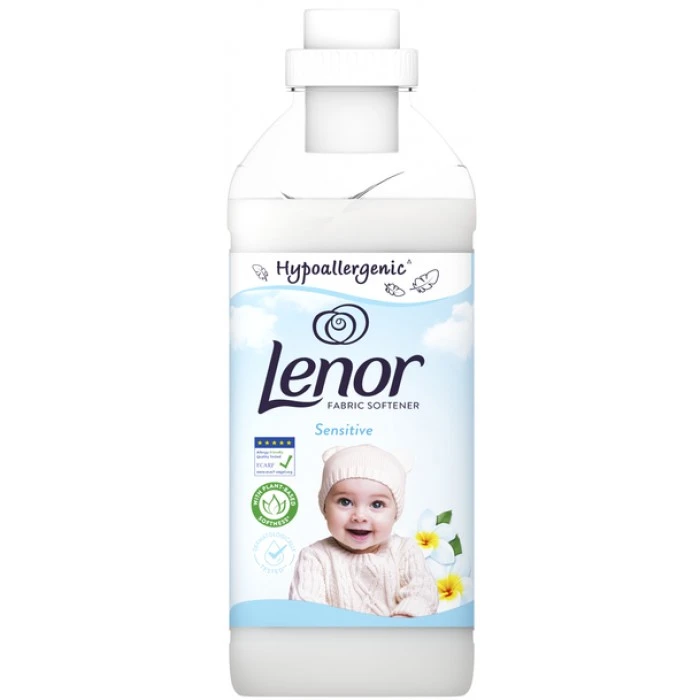 Кондиціонер для білизни Lenor Для чутливої шкіри, 850 мл (34 прання) - 