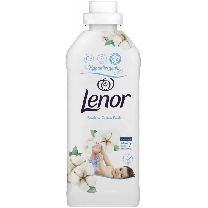 Ополіскувач для дитячої білизни Lenor Cotton Freshness, 700 мл (28 прань) - 
