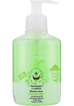 Рідке мило Milky Dream Монстрик Мах, що світиться в темряві, 270 мл