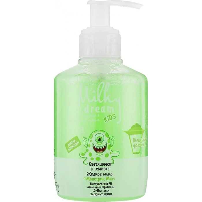 Рідке мило Milky Dream Монстрик Мах, що світиться в темряві, 270 мл - 