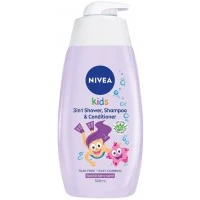 Дитячий засіб для купання 3в1 Nivea Kids Ягідне сяйво 3+, 500 мл