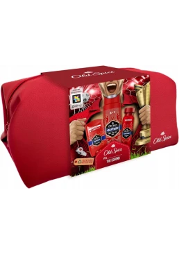 Подарунковий набір Old Spice Captain (косметичка, гель для душу 250 мл, дезодорант-спрей 150 мл, дезодорант 50 мл)