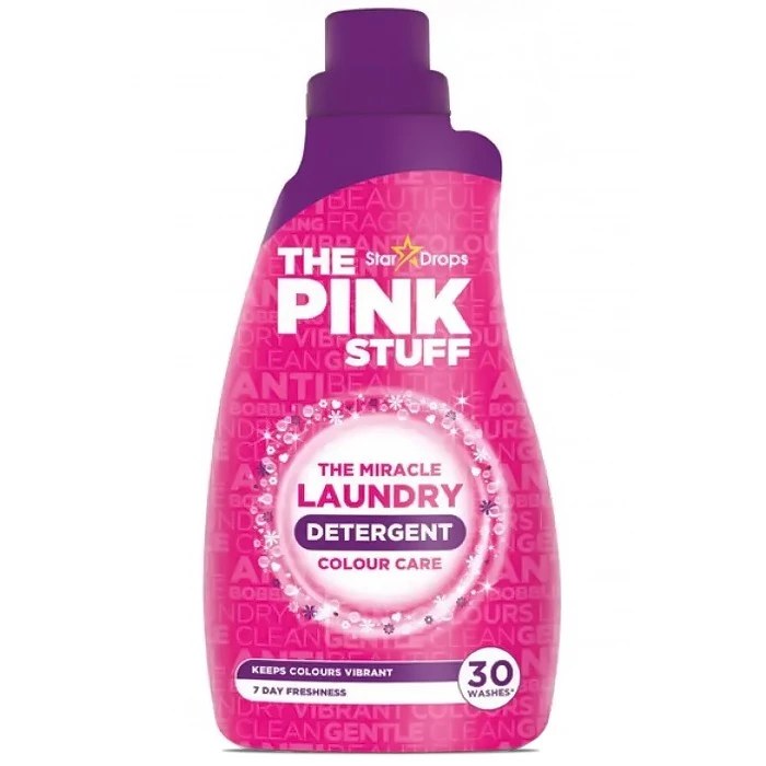 Гель для стирки цветных вещей Pink Stuff Color, 960 мл (30 стирок) - 