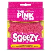 Губка для уборки The Pink Stuff Sqeezy Miracle Scrubber, 1 шт