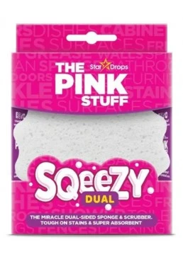Губка для прибирання двостороння The Pink Stuff Sqeezy Dual Sided, 1 шт