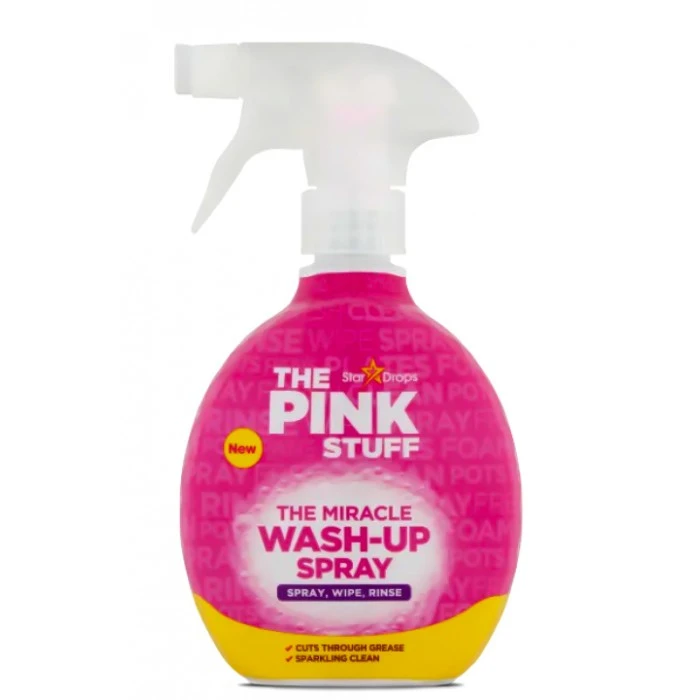 Средство для мытья посуды и чистки всех поверхностей от жира The Pink Stuff, 500 мл - 