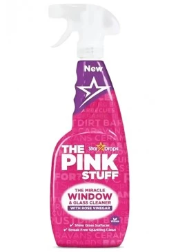 Спрей для миття вікон The Pink Stuff з оцтом, 750 мл