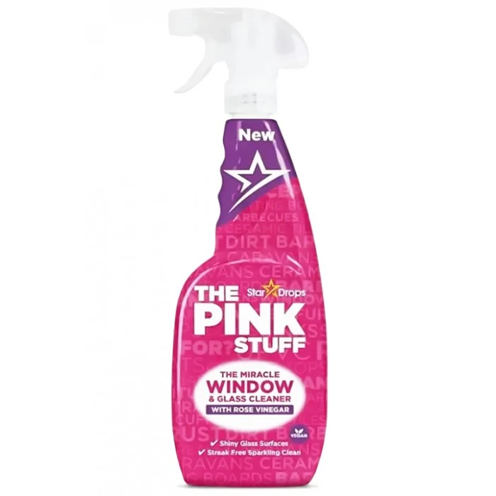 Cпрей для мытья окон The Pink Stuff с уксусом, 750 мл - 