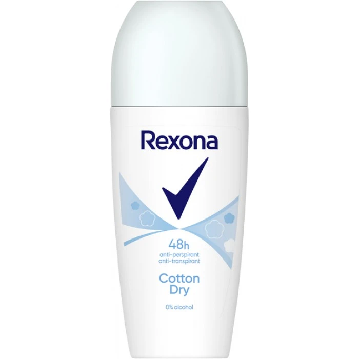 Антиперспірант кульковий Rexona Cotton Dry, 50 мл - 