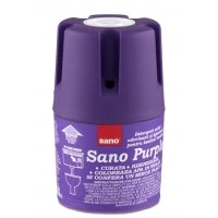 Блок у зливний бачок для чищення унітаза Sano Purple, 150 г 