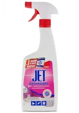 Засіб для чищення ванної кімнати з дезінфікуючою дією Sano JET Bathroom, 750 мл