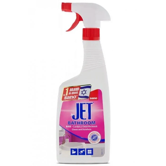 Засіб для чищення ванної кімнати з дезінфікуючою дією Sano JET Bathroom, 750 мл - 