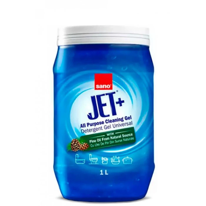 Универсальный гель для уборки Sano JET+ с сосновым маслом, 1 л - 