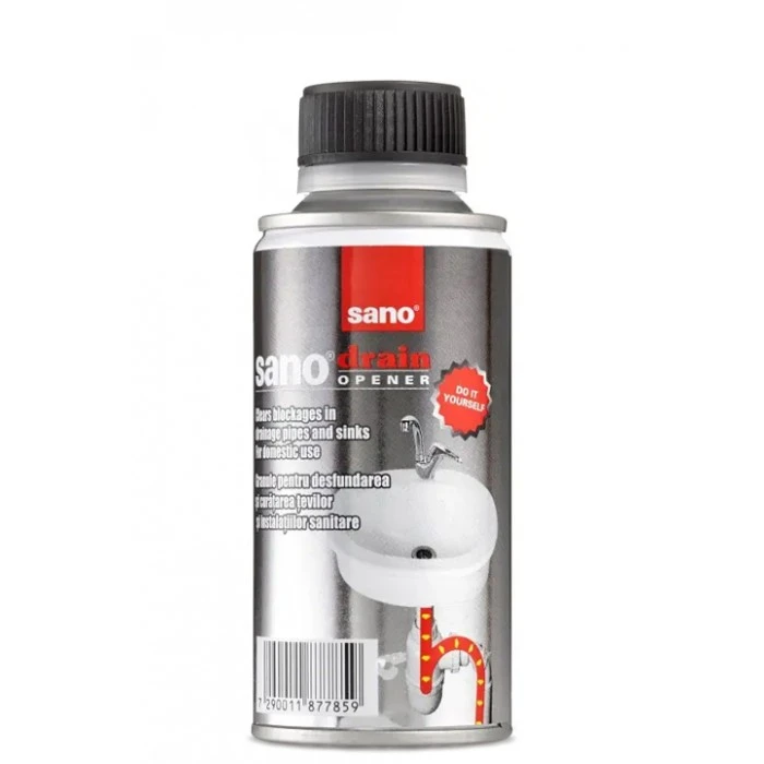 Засіб для прочищення каналізаційних труб Sano Drain Opener, 200 г - 