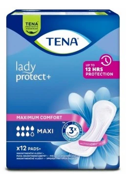Урологические прокладки Tena Lady  Protect+ Maxi, 7 капель, 12 шт.