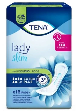 Урологические прокладки Tena Lady Slim Extra plus, 6 капель, 16 шт.