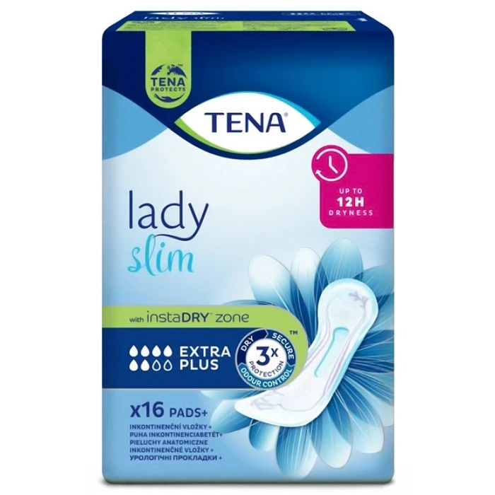 Урологические прокладки Tena Lady Slim Extra plus, 6 капель, 16 шт. - 