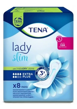 Урологические прокладки Tena Lady Slim Extra Plus, 6 капель, 8 шт.
