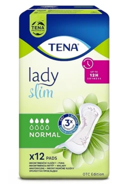 Тонкие урологические прокладки Tena Lady Slim Normal, 12 шт.