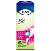 Ультратонкие урологические прокладки Tena Lady Slim Ultra Mini, 1 капля, 14 шт.