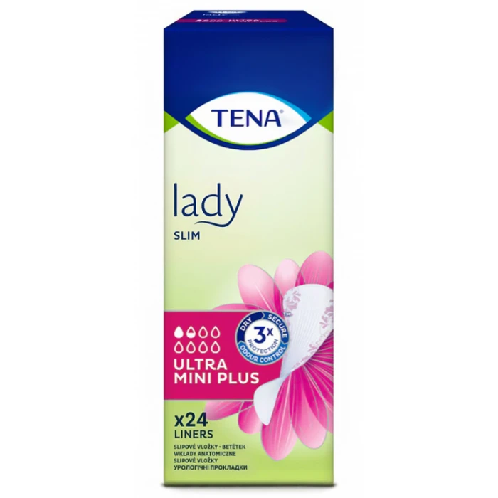 Ультратонкие урологические прокладки Tena Lady Slim Ultra Mini Plus, 1.5 капли, 24 шт. - 