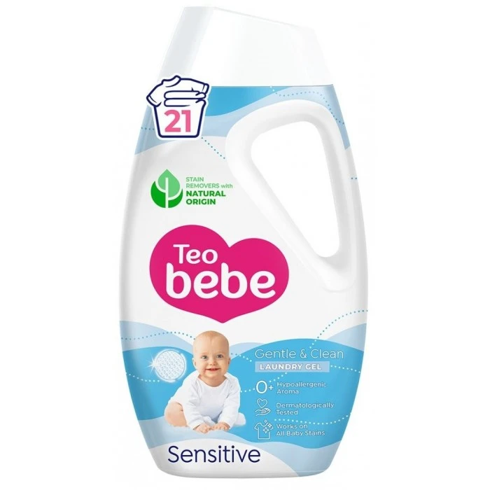 Гель для прання дитячий TEO bebe Sensitive, 945 мл (21 прання) - 