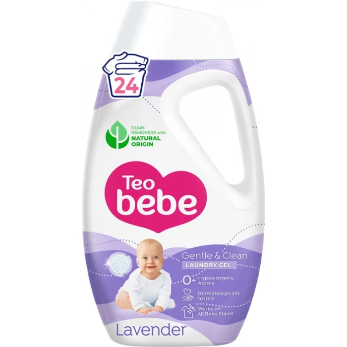 Гель для прання Teo bebe Gentle & Clean Lavender, 1080 мл (24 прання) - 