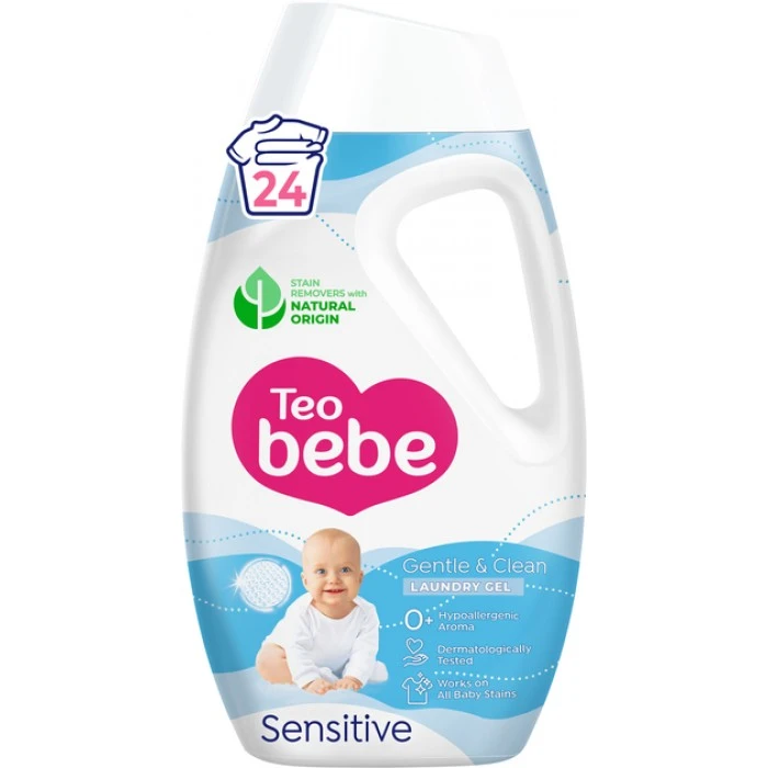 Гель для прання Teo bebe Gentle & Clean Sensitive, 1080 мл (24 прання) - 
