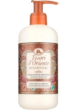 Рідке крем-мило Tesori d'Oriente Візантія чорна троянда і лабданум, 300 мл
