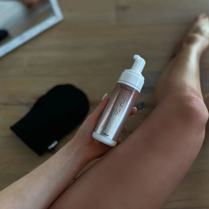 Автозагар для тела Top beauty с перчаткой, 160 мл  - 