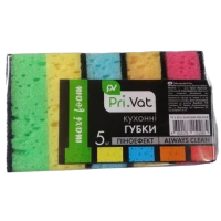 Губки кухонные Privat пеноэффект, 5 шт