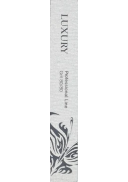 Мінеральна пилочка для нігтів Beauty LUXURY MF-10A 80*80, сіра