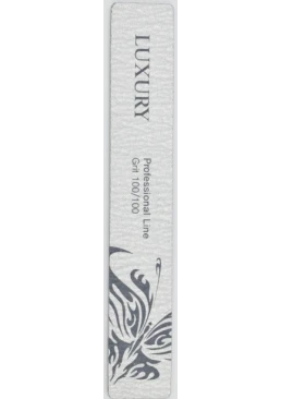 Мінеральна пилочка для нігтів Beauty LUXURY MF-10C 100*100, сіра