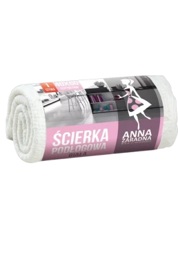 Серветка для миття підлог Anna Zaradna біла, 40*60 см