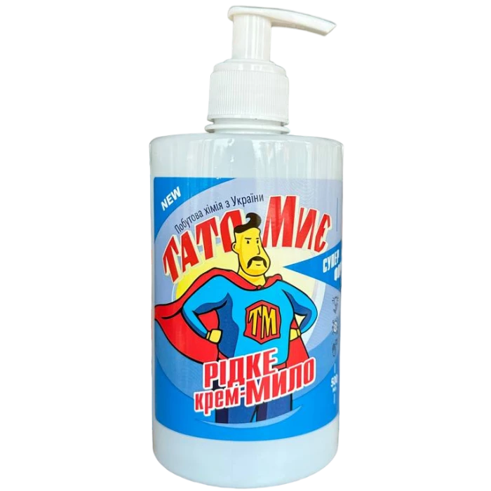 Рідке крем-мило Тато Миє Супер формула, 500 мл - 