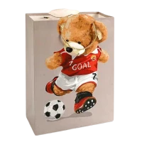 Пакет подарочный «Крутой медвежонок», 18х24х8.5 см (в ассортименте)