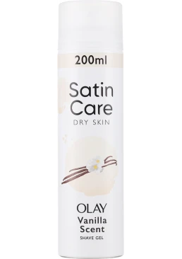 Гель для гоління Satin Care Vanilla Cashmere з ароматом ванілі, 200 мл