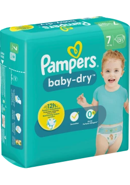Подгузники для детей Pampers baby-dry pants 7 (15+ кг), 31 шт