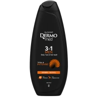Гель для душу DermoMed Total & INTENSE для чоловіків 3 в 1, 450 мл