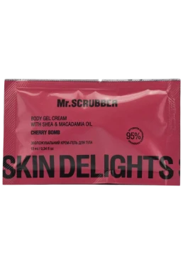 Увлажняющий крем-гель для тела Skin Delights Cherry Bomb Mr.SCRUBBER, 10 мл