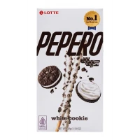 Соломка White Cookie Lotte с белым шоколадом и печеньем, 32 г