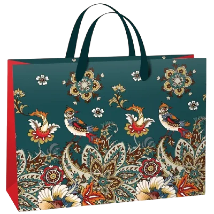 Подарункова упаковка «Птахи», 32x42x12.5 см - 